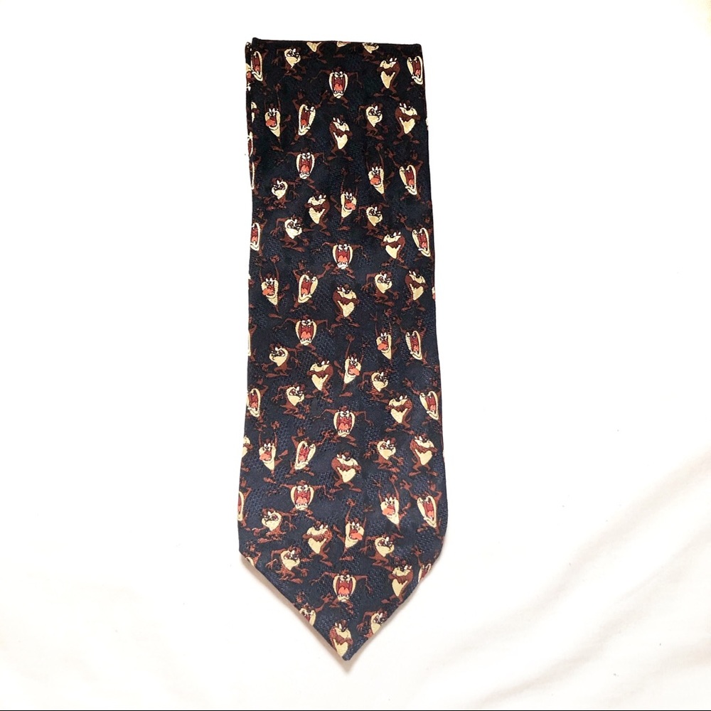 Mens Tazmanian Devil  Silk dress tie